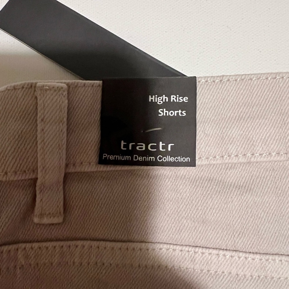 Women's Tractr Slim Fit High Rise Shorts Size 10/30 Quality (E5) Moon Struck (E5 - Picture 8 of 10